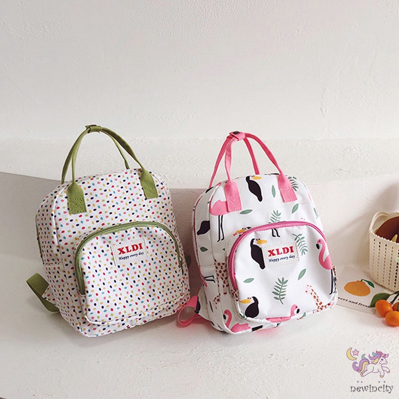 Bộ 3 món ba lô + túi đeo chéo + ví họa tiết hoạt hình phong cách Hàn Quốc cho bé