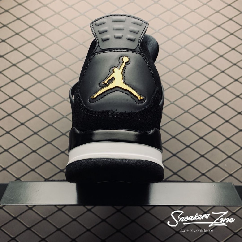 (FREESHIP+HỘP+QUÀ) Giày thể thao Giày thể thao AIR JORDAN 4 ROYALTY đen đế trắng SNEAKERS ZONE