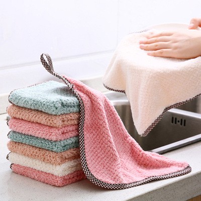 XPK369 Khăn lau tay chất liệu bông dệt tổng hợp mix Cotton siêu thấm nước size 25x25cm