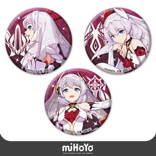 Set huy hiệu tròn vết thánh thơ ca thần ân honkai impact 3