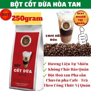 Bột cốt dừa phố cổ dùng trong pha chế coffe cacao… 250g