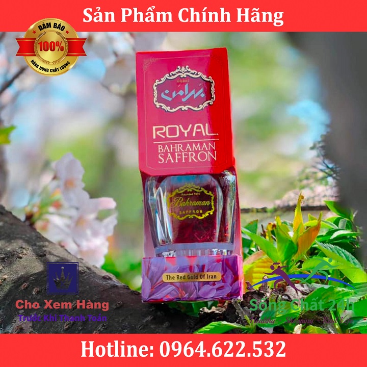 Nhụy Hoa Nghệ Tây SAFFRON Super Negin TÂY Á 3 GRAM - Sống Chất 24h