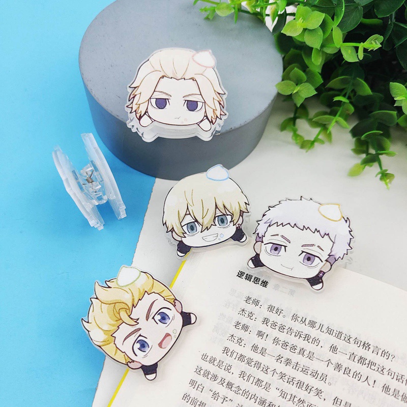 Kẹp tóc bằng acrylic họa tiết anime Tokyo Ghoul