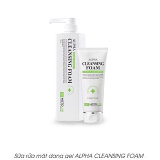 Gel Rửa Mặt Bỏ Mụn Histolab Alpha Cleansing Foam Giúp Làm Sạch Da , Điều Tiết Bã Nhờn Hiệu Quả 200ml