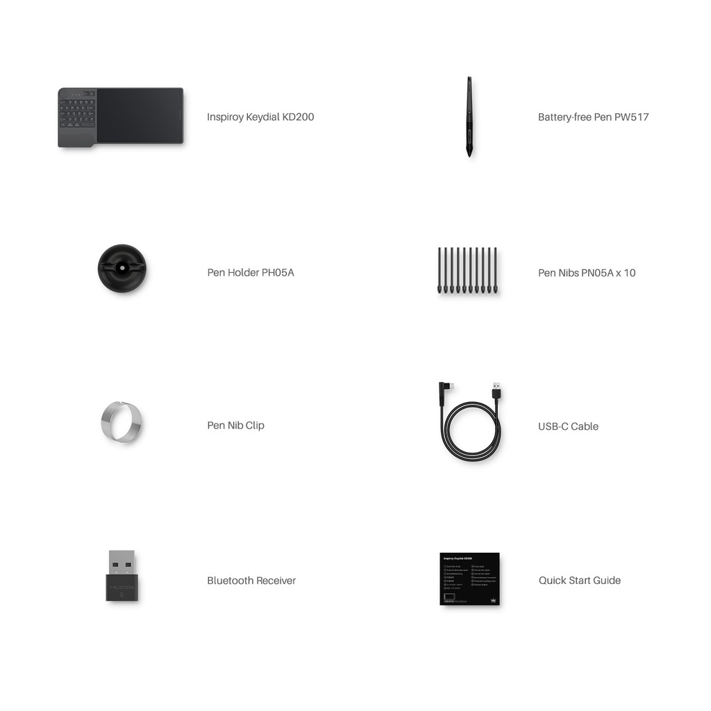 Bảng vẽ Huion KeyDial KD200