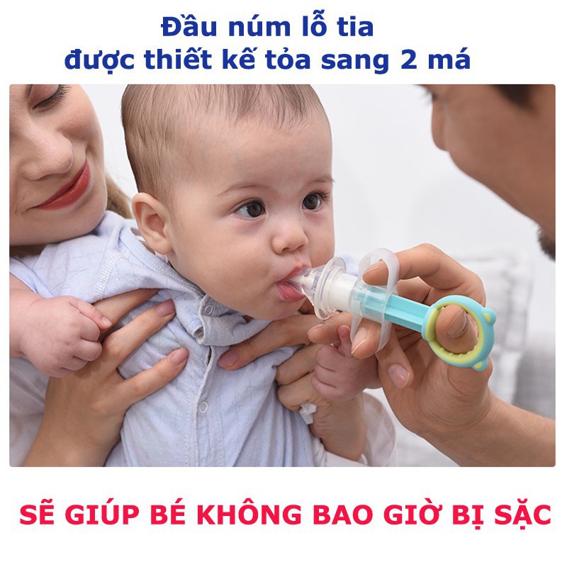 Dụng cụ uống thuốc cao cấp không BPA an toàn cho Bé Kichilachi