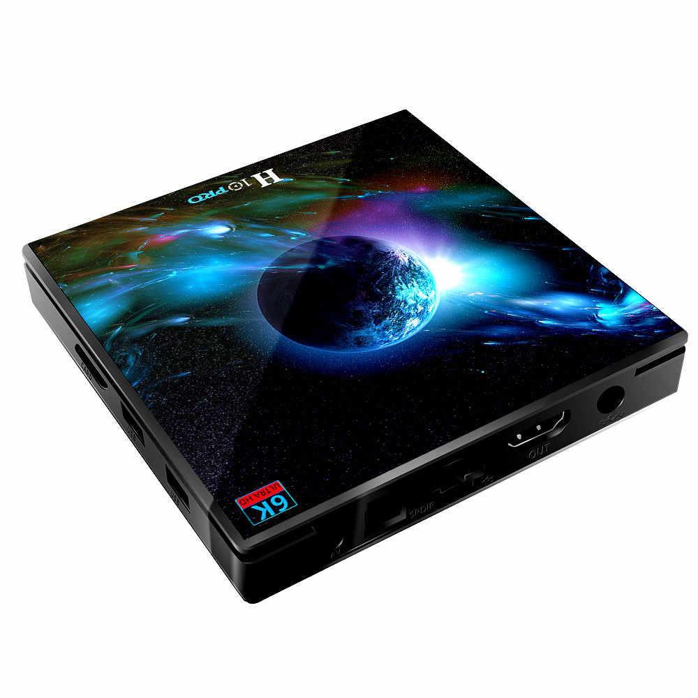 H10 Pro Hệ Điều Hành Android OS 9.0 TV Box Allwinner H603 Quad Core 4GB DDR3 32GB Set Top Box 2.4G/5G Wifi Kép Hỗ Trợ 6K