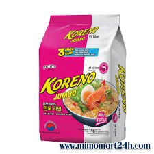 Mì koreno Hàn Quốc gói 1Kg vị tôm