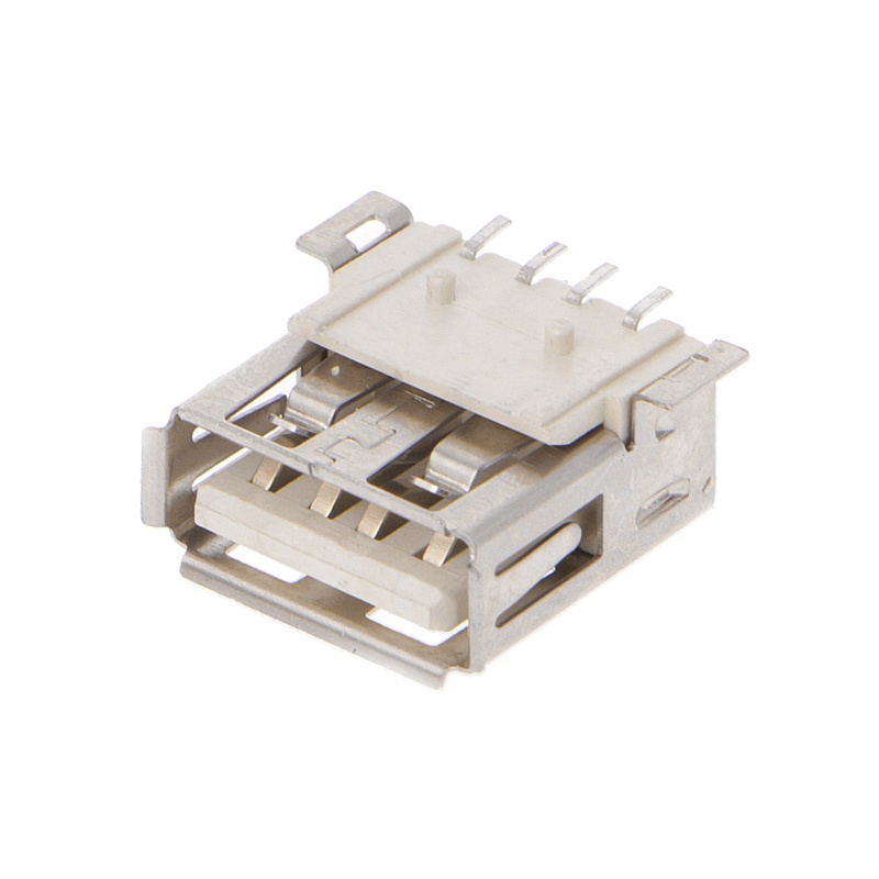 Bộ 10 Đầu Nối USB Type A 4 Pin Cái Xoay 180 Độ