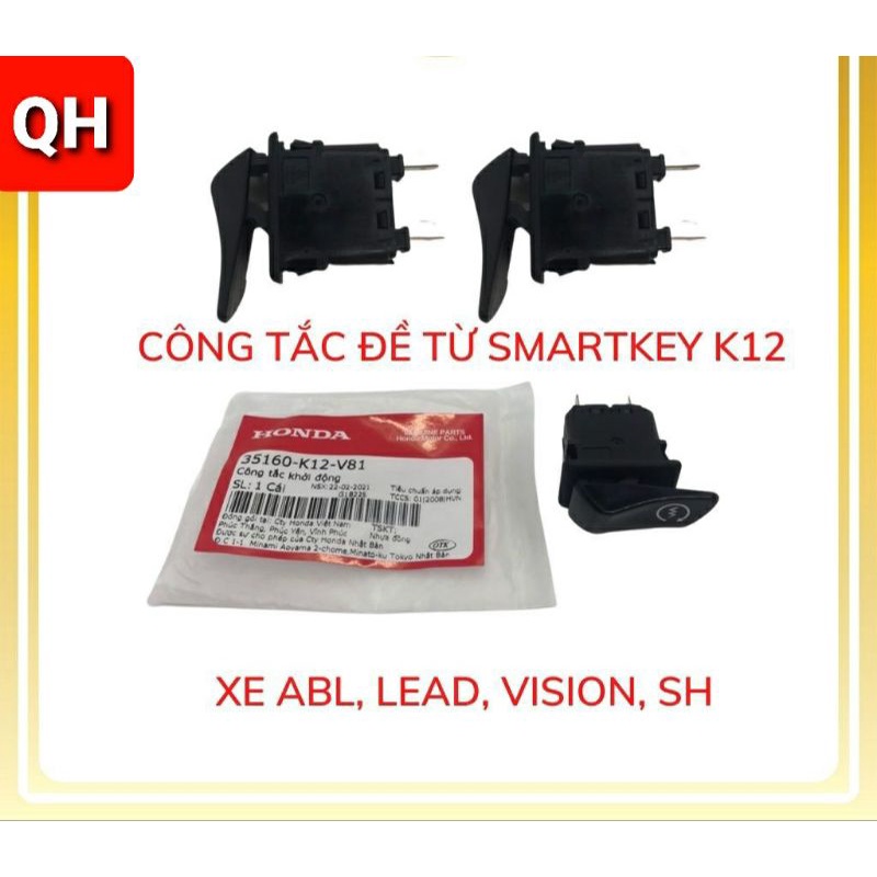 Công tắc khởi động .công tắc đề vision smakey  .lead125 smakey . airblade 125.150 smakey chính hiệu honda