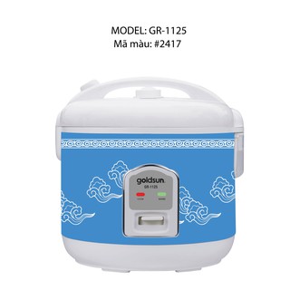 Nồi cơm điện goldsun 1,2 lít gr-1125 - bh 1 năm