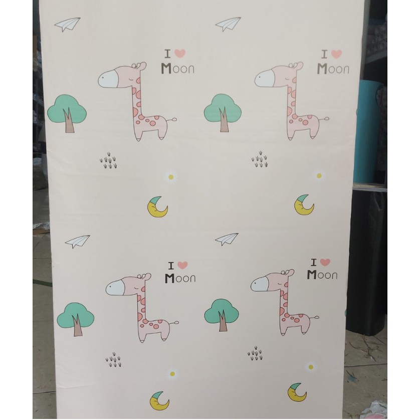 Cuộn 10m giấy dán tường HƯƠU CAO CỔ khổ rộng 45cm