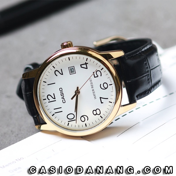 Đồng hồ nam dây da Casio Standard chính hãng Anh Khuê MTP-V002GL-7B2UDF (37mm)