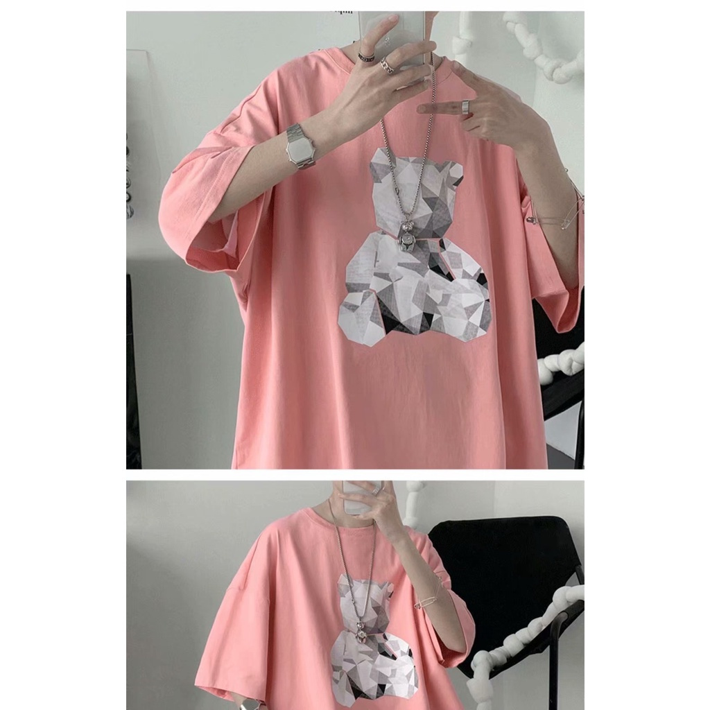 Áo Thun Nam Tay Ngắn Phong Cách Hàn Quốc Size M-5XL