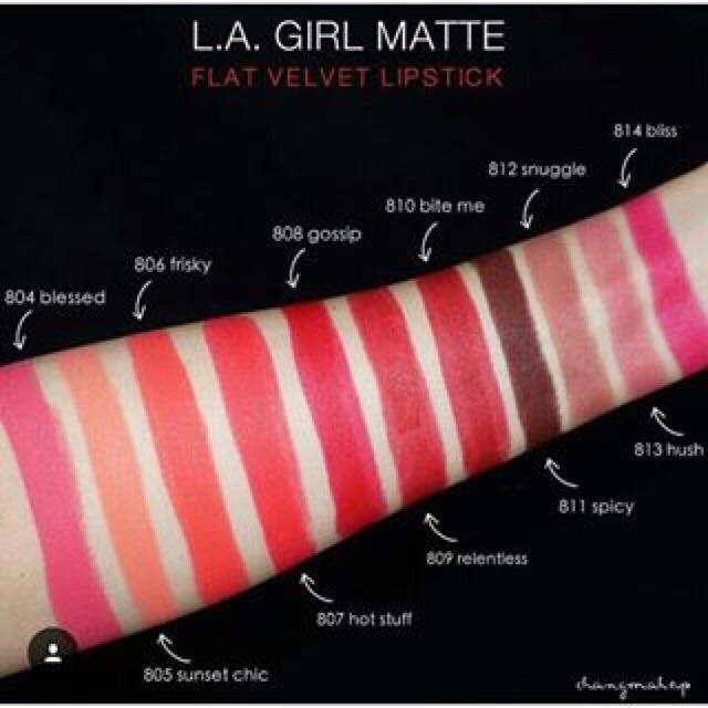 SON THỎI L.A GIRL MATTE  FLAT VELVET LIPSTICK