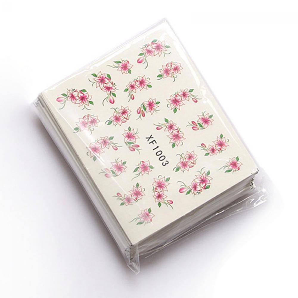 Set 50 Sticker Hoa 3D Dán Trang Trí