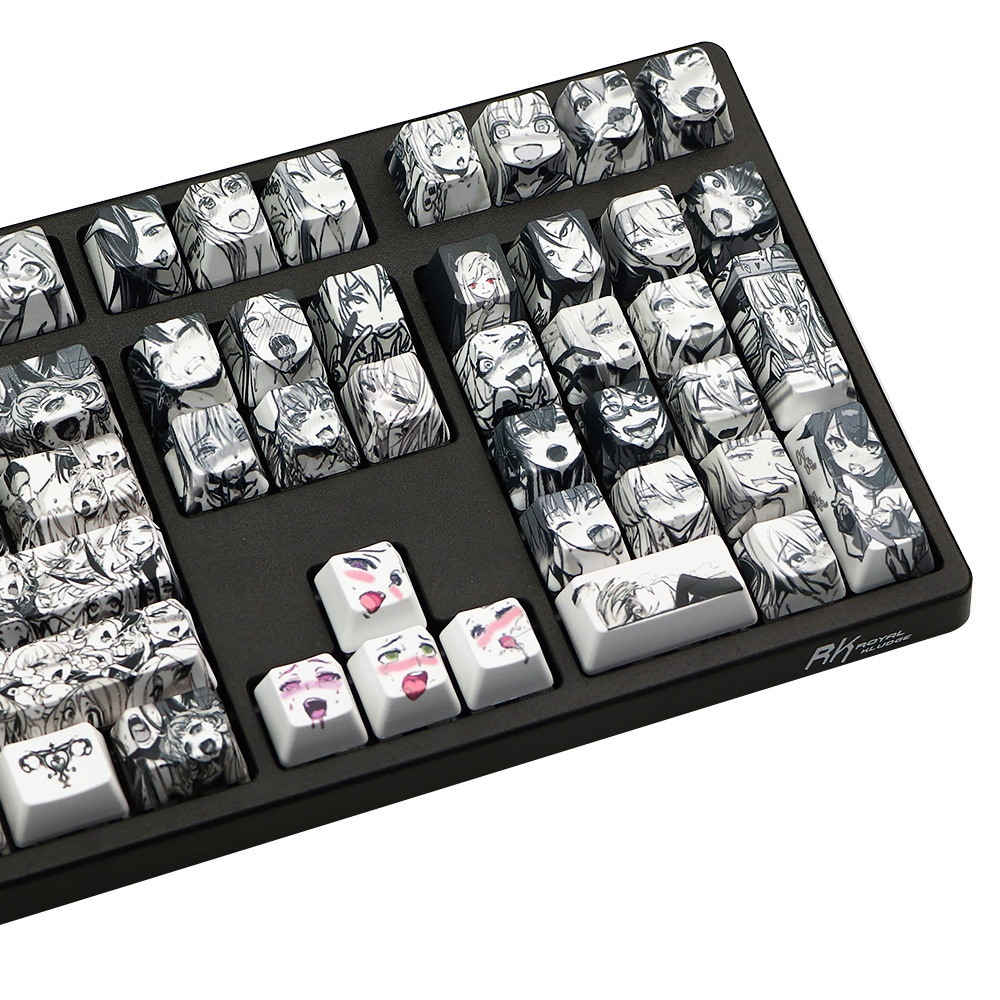 1 Phím Cơ PBT Hình Cô Gái Anime