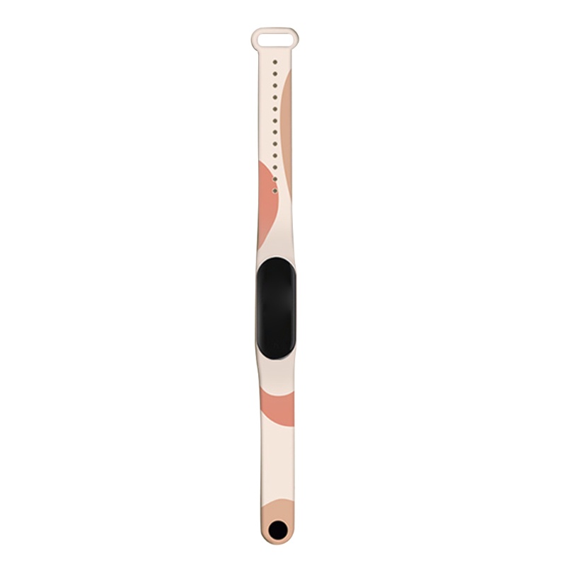 Dây Đeo Silicone Mềm Có Thể Giặt Được Cho Đồng Hồ Thông Minh Mi Band3 / 5 / 4 / 6