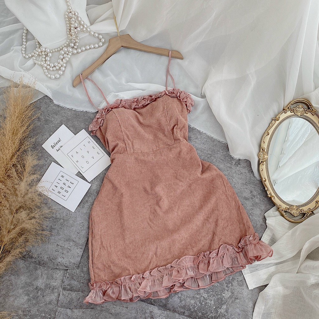 ĐẦM NHUNG 2S VIỀN BÈO