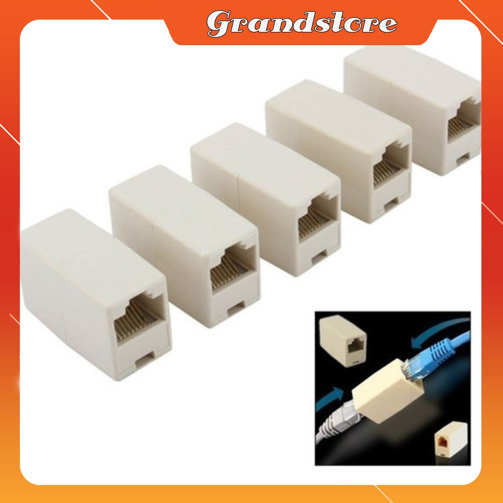 Đầu nối cáp mạng Lan RJ45 Cat5 Cat6 Cat7 Cat8, đầu RJ45 nối dây mạng Lan internet wifi bấm sẵn dây mạng đứt Cat5e Cat6e