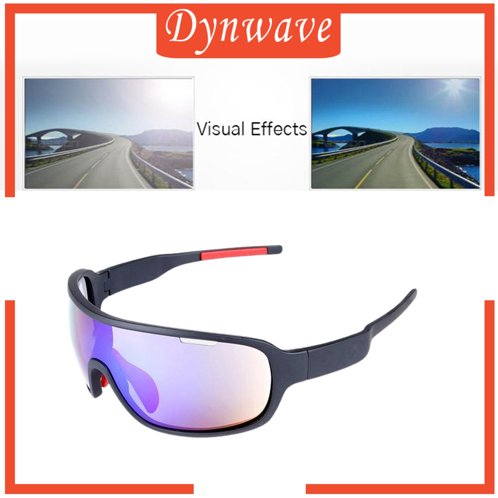 [DYNWAVE] Outdoor Sport Sunglasses Bike Cycling Glasses MTB Goggles Bicycle UV400 Eyewear