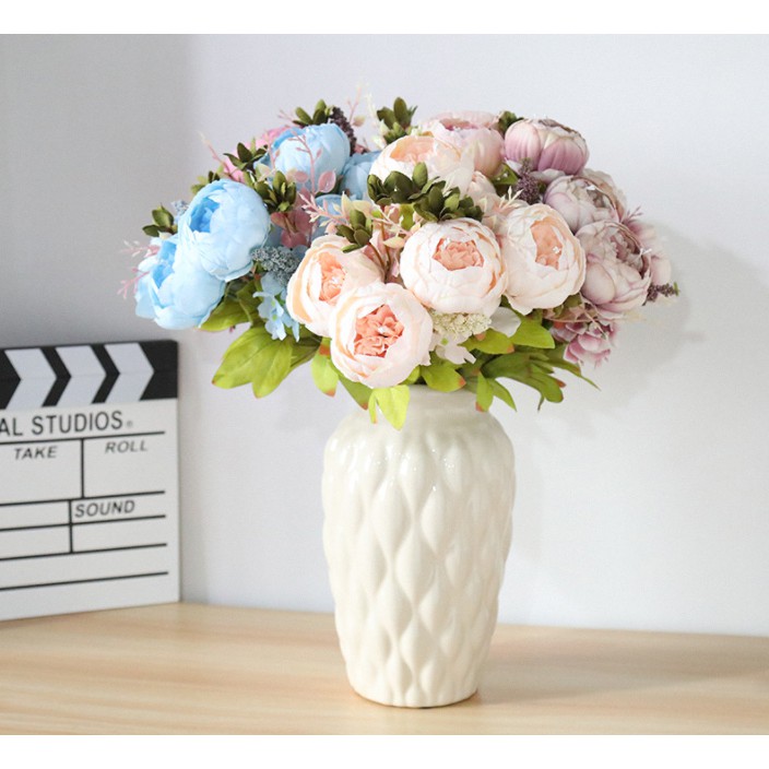 1 chùm hoa mẫu đơn bông lớn