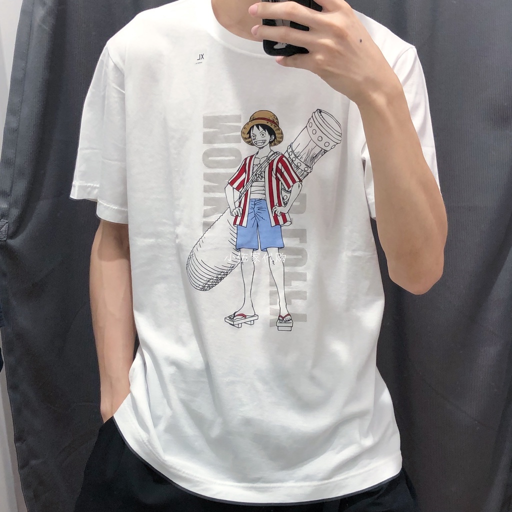 Áo Thun Uniqlo Uniqlo Tay Ngắn In Hoạ Tiết One Piece Trẻ Trung Cá Tính