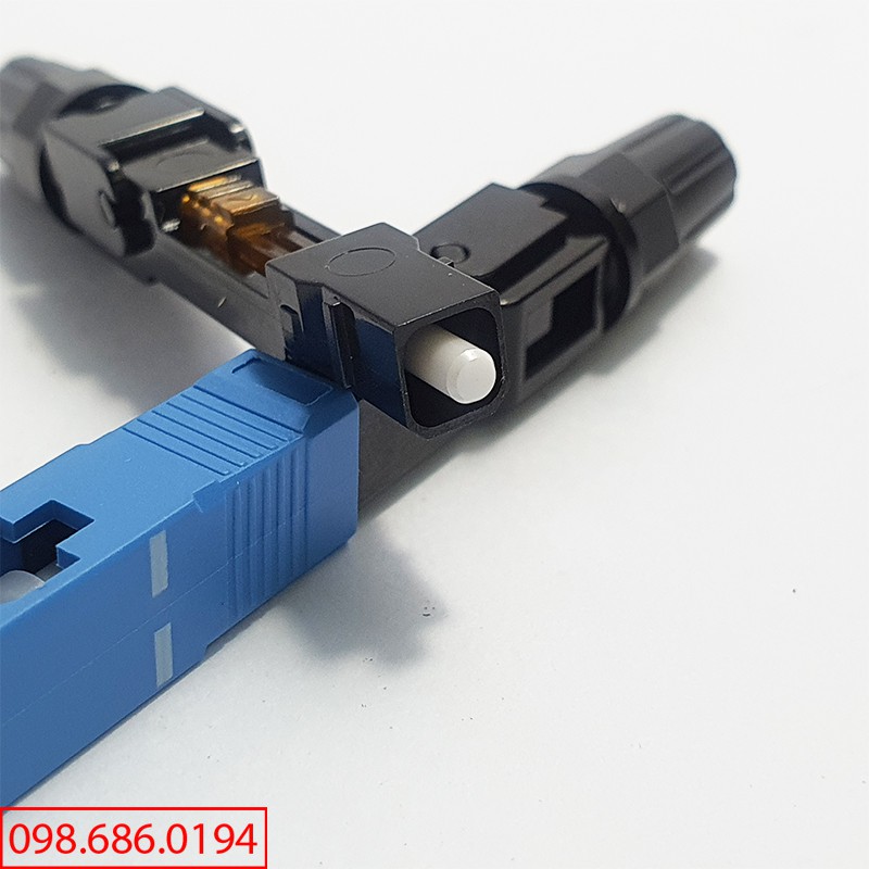 Bộ 10 đầu nối cáp quang UPC tháo lắp nhanh FTTH SC chất lượng cao
