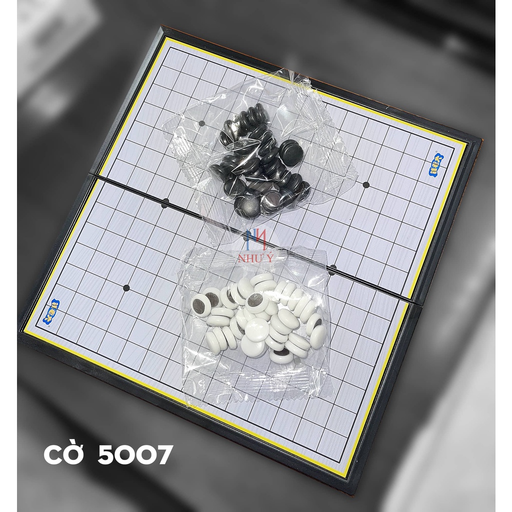 CỜ VÂY - No.5007 Bàn Nhựa có hít nam châm  tặng cờ thú mini