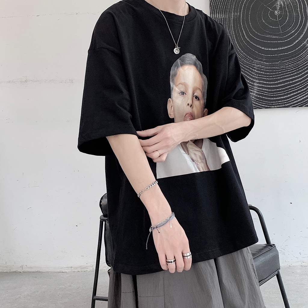 Áo Thun Nam Tay Ngắn In Hình Cá Tính (M-8Xl)