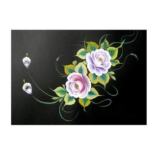 BẢNG TẬP VẼ NAIL CỠ LỚN MÀU ĐEN