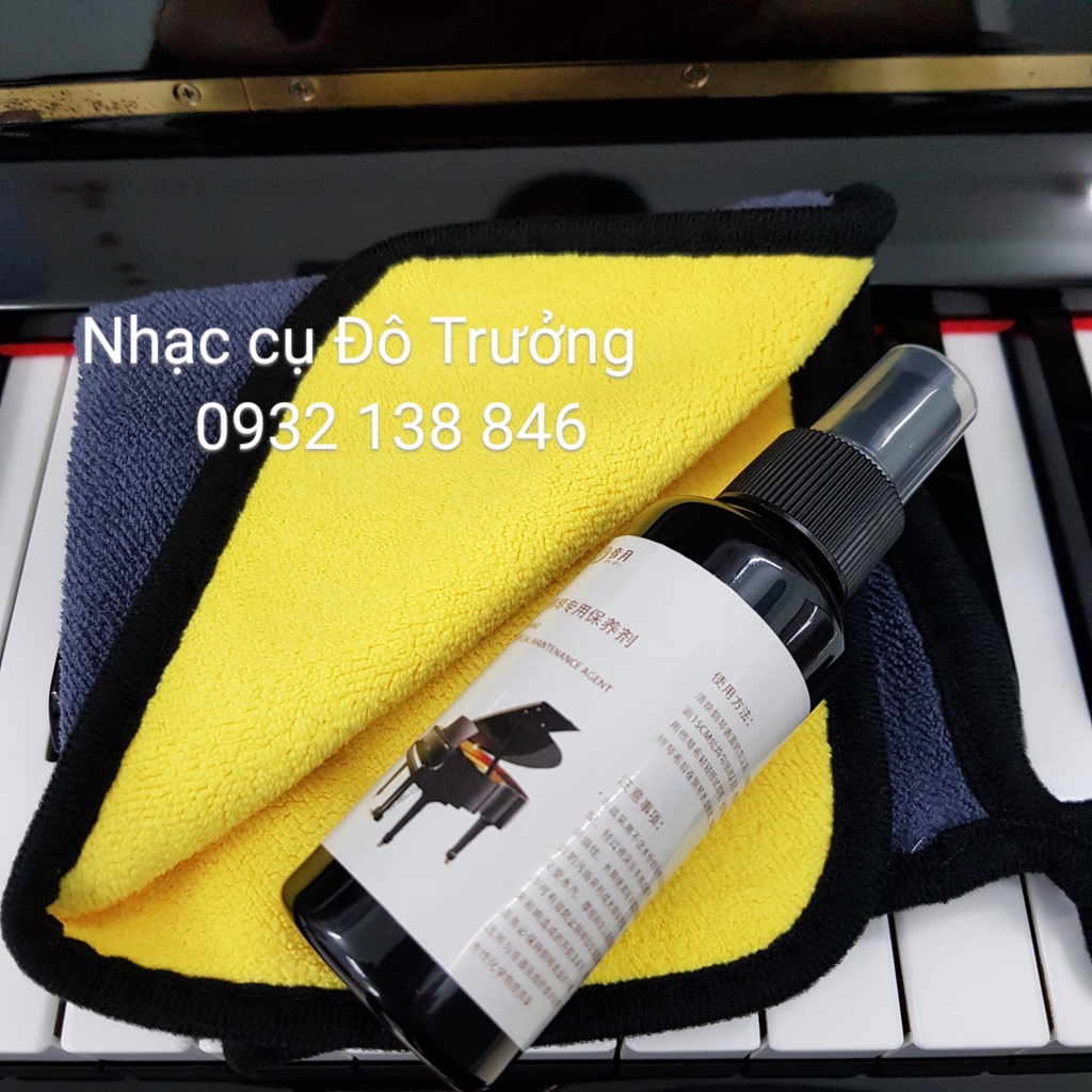 Combo khăn nước lau đàn làm mới và sạch đàn