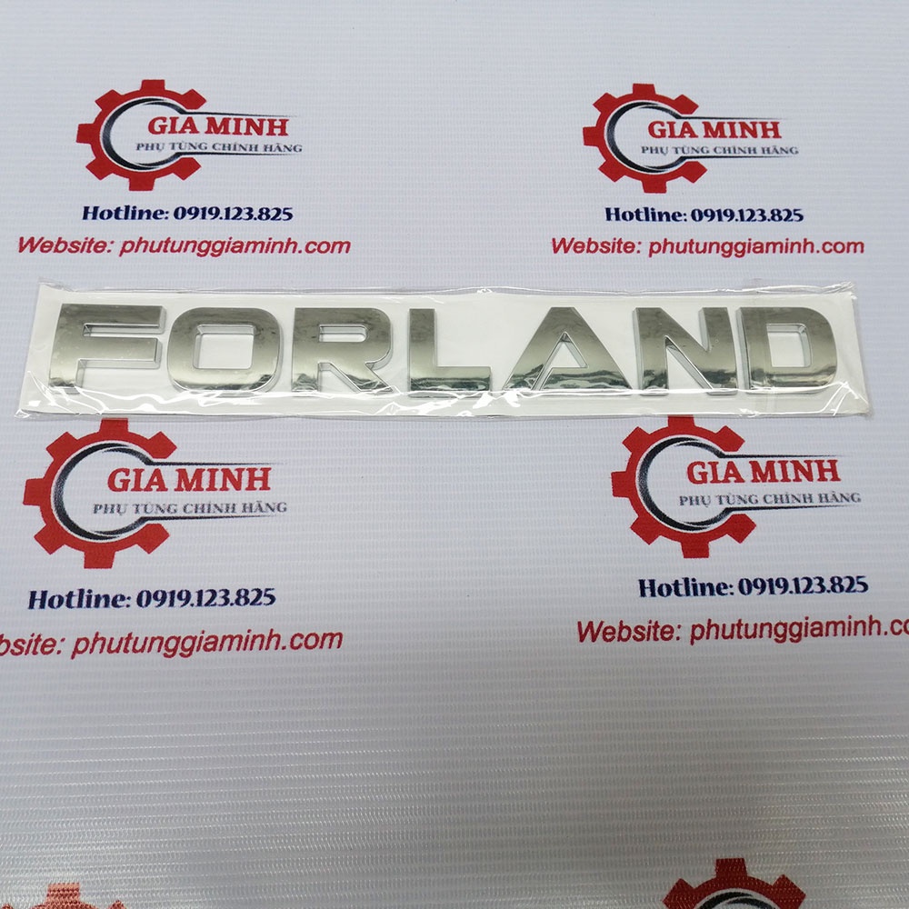 Tem Chữ THACO, OLLIN, FORLAND Mạ Crom
