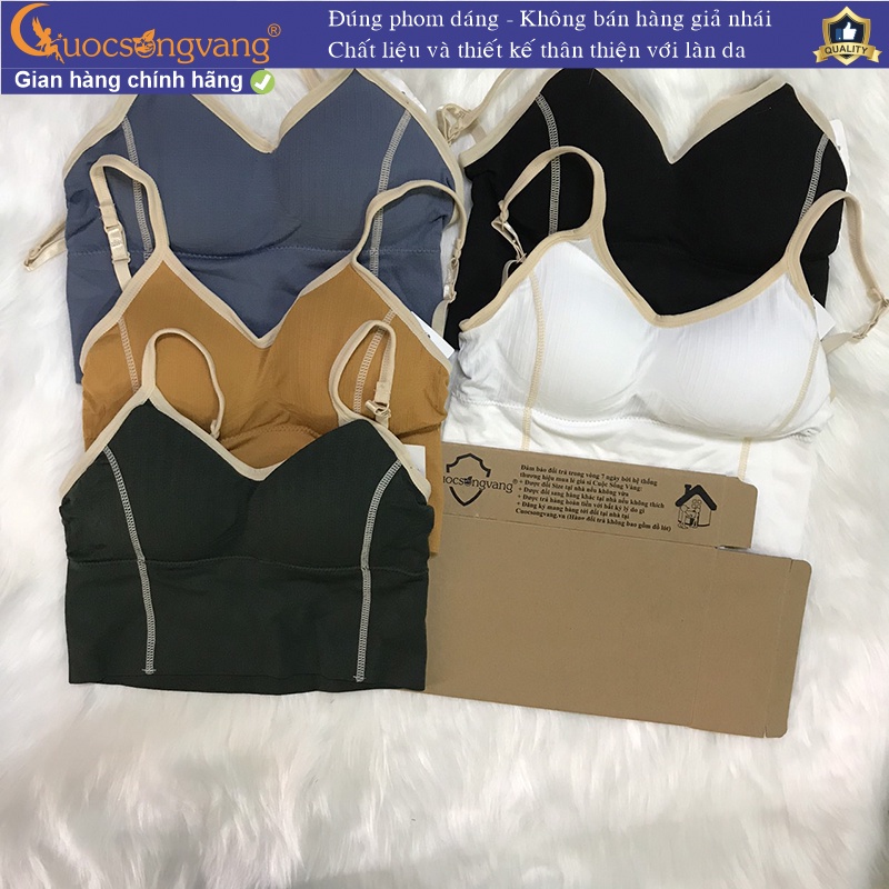 Áo ngực không gọng áo bra kiểu thể thao GLDL040