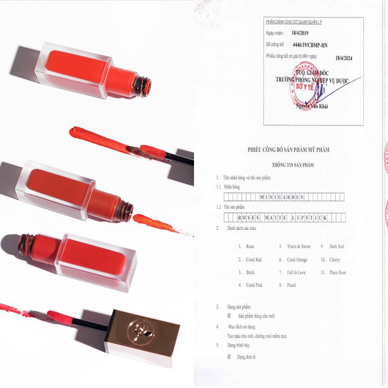 (Hàng Chính Hãng)(Son Tặng)son Kem Lì Roses Hộp Giấy Chính Hãng Date Mới | BigBuy360 - bigbuy360.vn