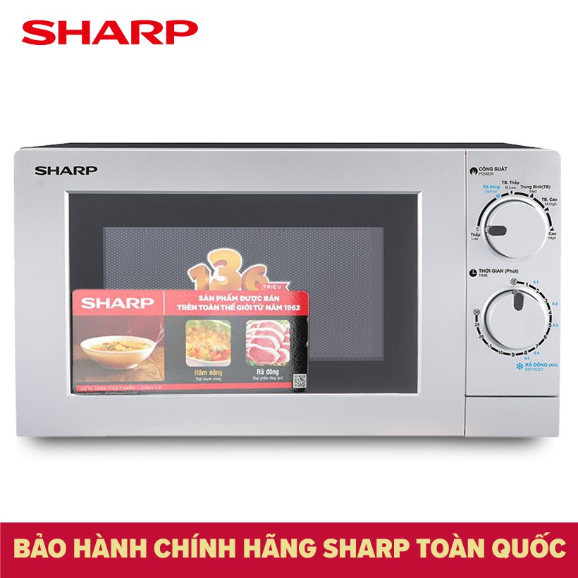 Lò Vi Sóng Sharp R-209VN-SK (20 L) - Hàng Chính Hãng