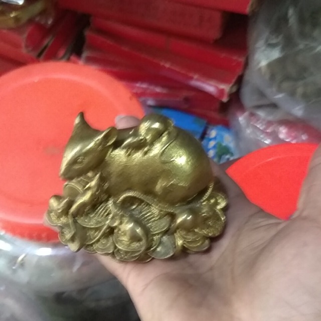 Tượng Chuột bằng đồng ( tuổi Tý)