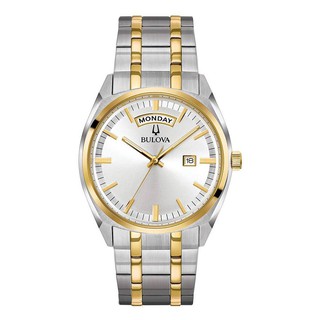 Đồng hồ nam bulova dây thép không gỉ 98c127 - mặt trắng