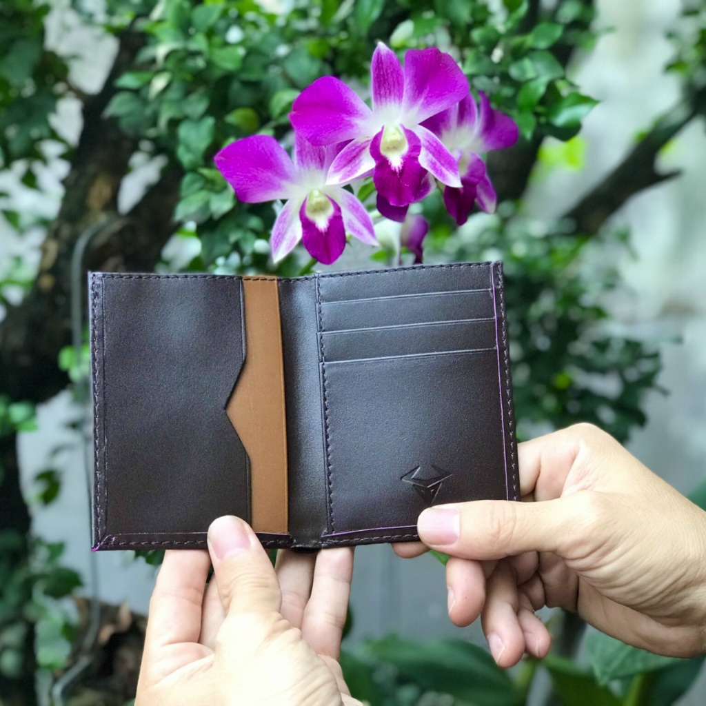 Ví da thời trang Clément kiểu đứng – CLM2_003 – BH 12 tháng - Full box