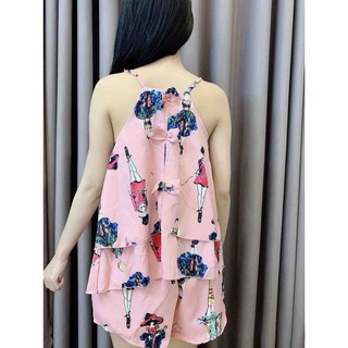 Đồ Bộ Mặc Nhà Voan Lụa Mã 001 Siêu Mát Siêu Đẹp