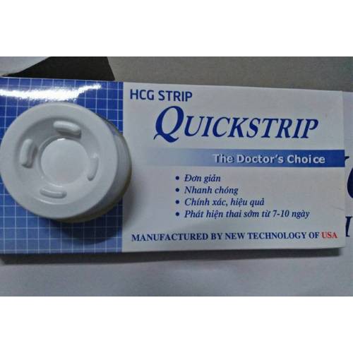 Hộp năm que thử thai Quickstrip tiết kiệm chất lượng chính xác giá sỉ bằng giá lẻ