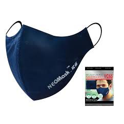 Khẩu trang than hoạt tính NeoMask VC-65 (Thun đeo tai hoặc dán sau gáy)