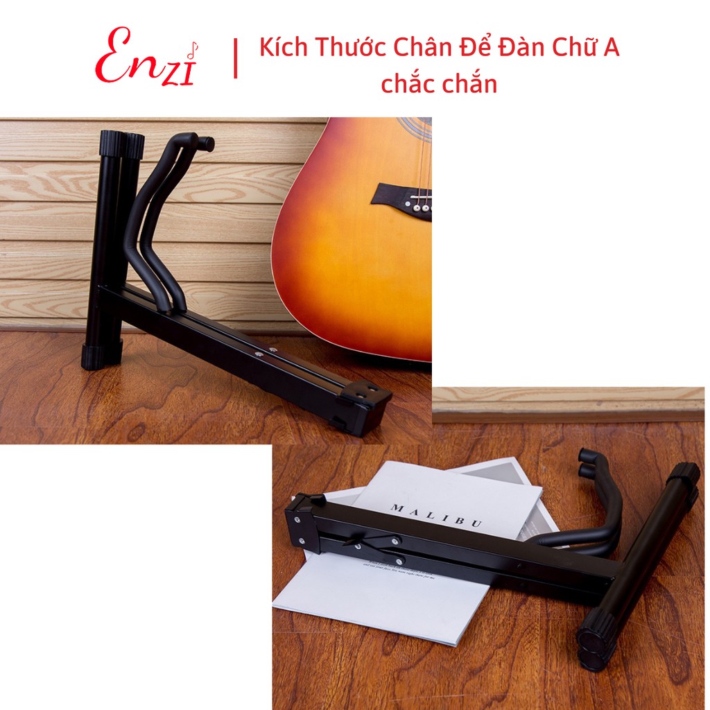 Chân để đàn guitar chữ A nhỏ gọn chắc chắn giúp nâng đỡ cây đàn chất lượng Enzi