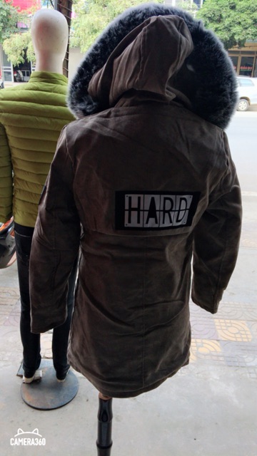 Khoác dạ dáng dài nam