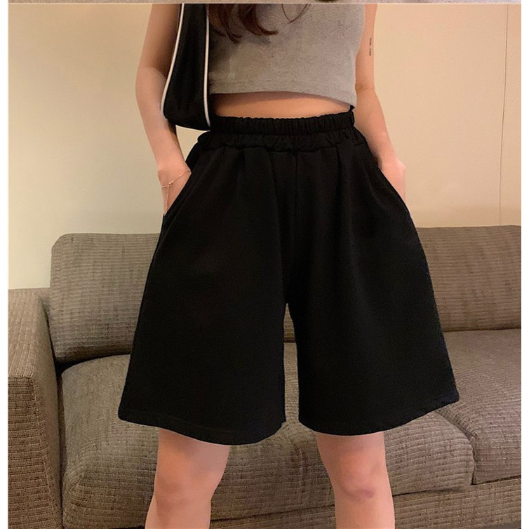 [Mã FAMAYWA giảm 10K đơn 50K] Quần shorts lửng thun nữ mẫu basic dễ mặc | BigBuy360 - bigbuy360.vn