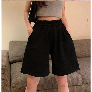 Quần shorts lửng thun nữ mẫu basic dễ mặc