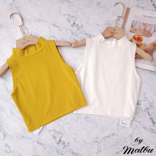 Áo sát nách cổ lọ