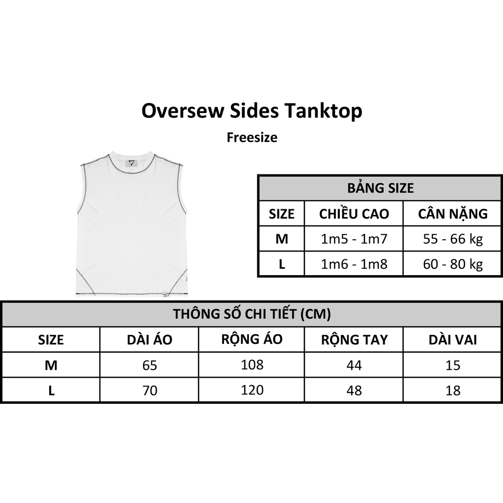 Áo ZOMBIE® Oversew Sides Tanktop