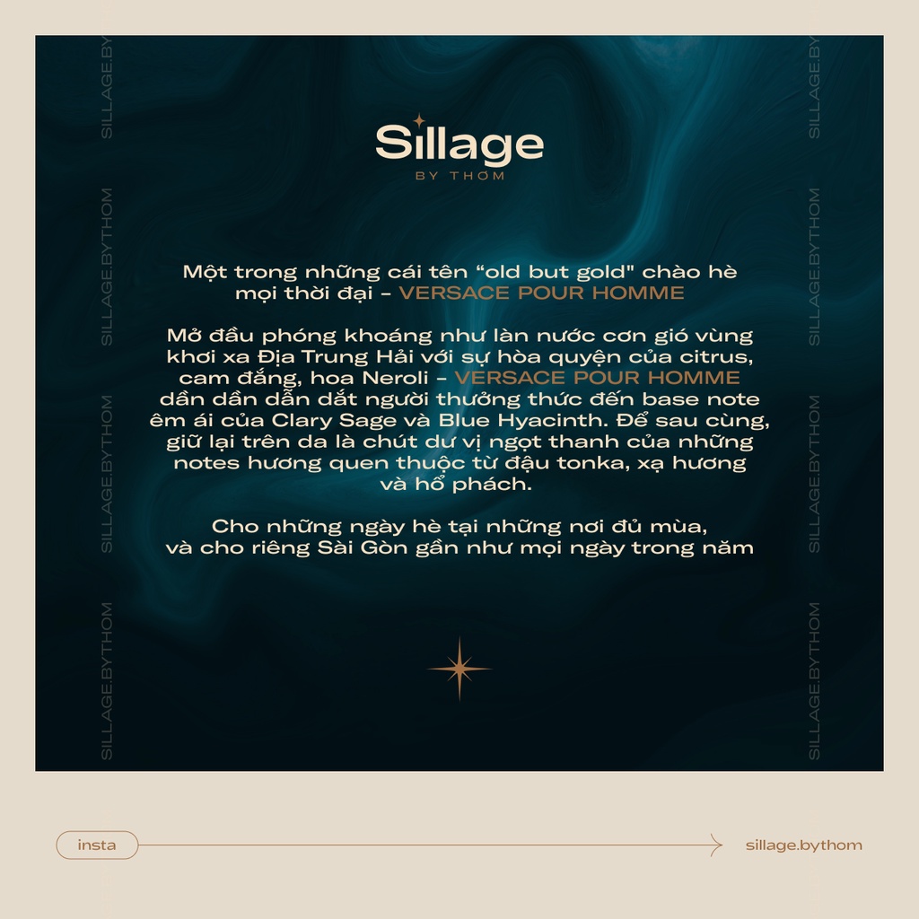 V E R S A C E  POUR  HOMME EDT | Mẫu thử nước hoa nam