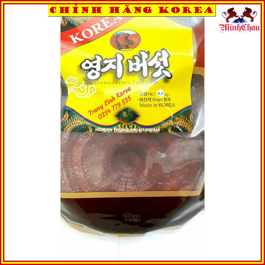 Nấm Linh Chi Hàn Quốc Túi Nâu 1kg, minhchau